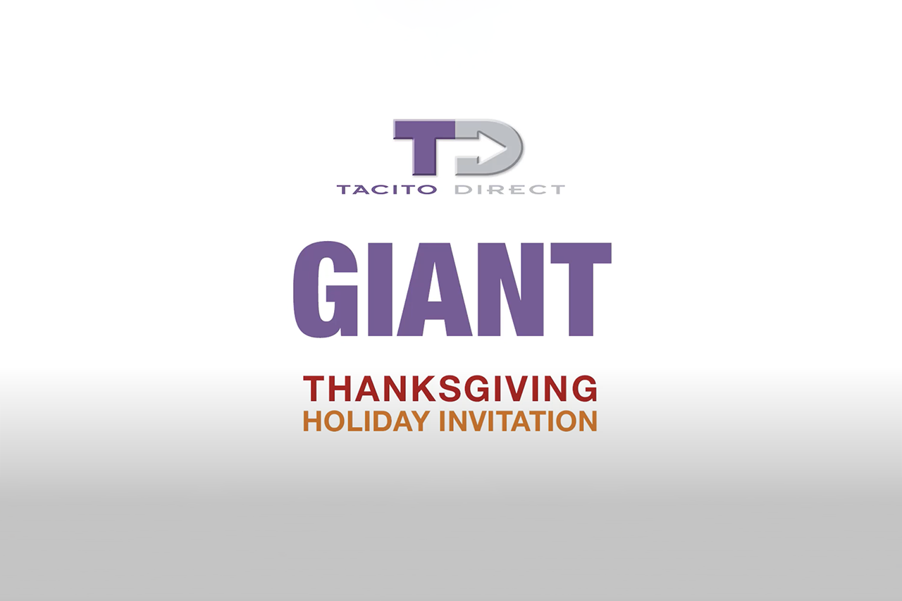 Tacito Direct: Giant Poster Ad